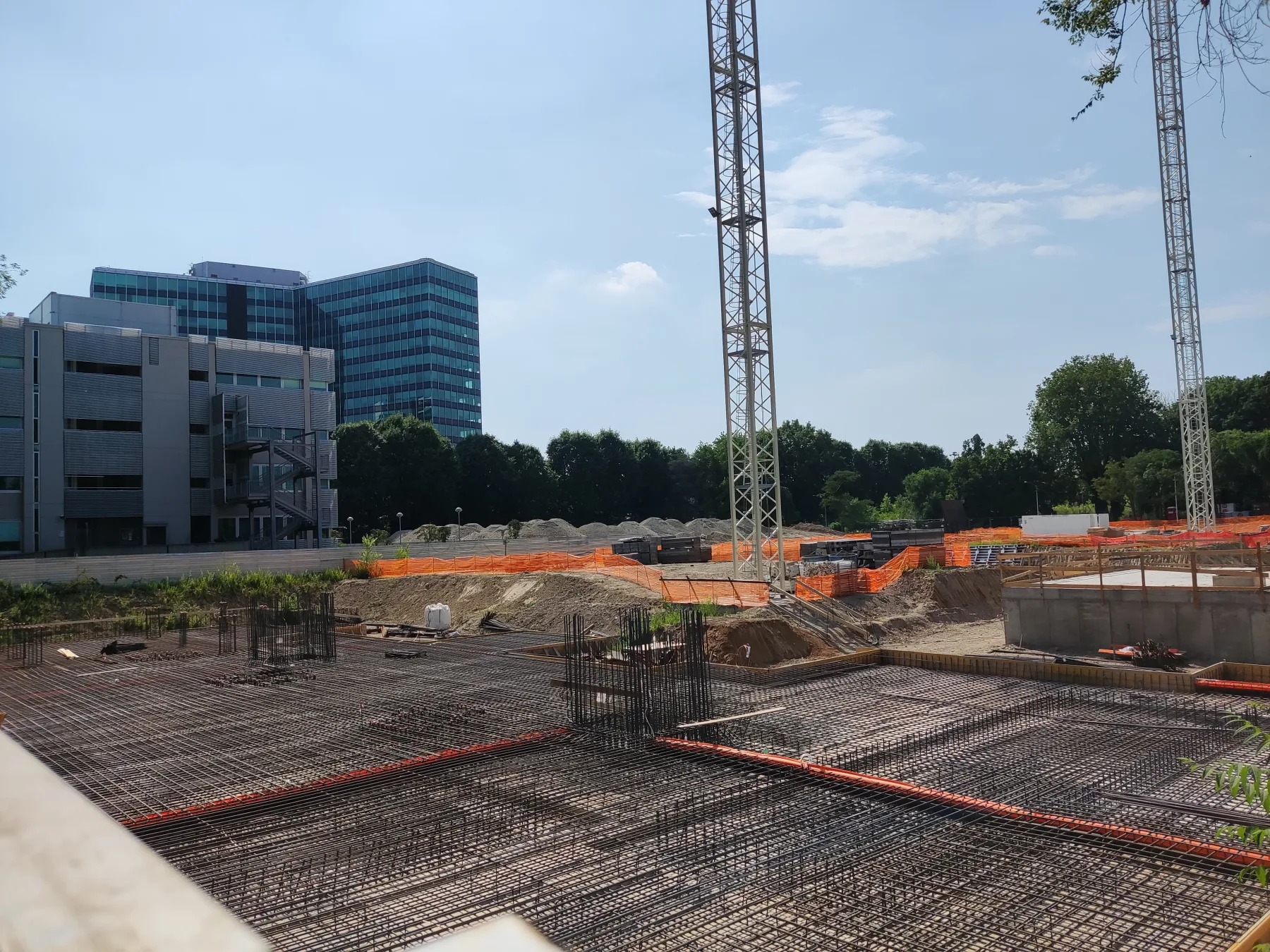 Building construction site