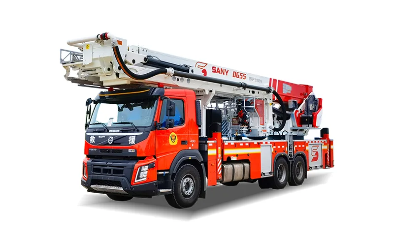 SANY DG55 Aerial Platform Fire Truck sənaye texnikası