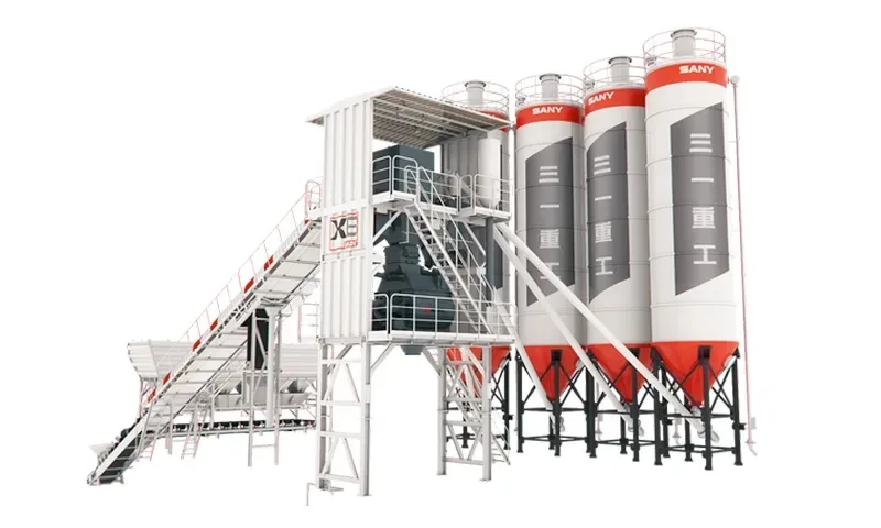 SANY HZS120X8Pro Batching Plant sənaye texnikası