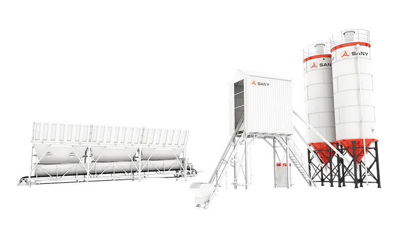 SANY HZS90G Batching Plant sənaye texnikası