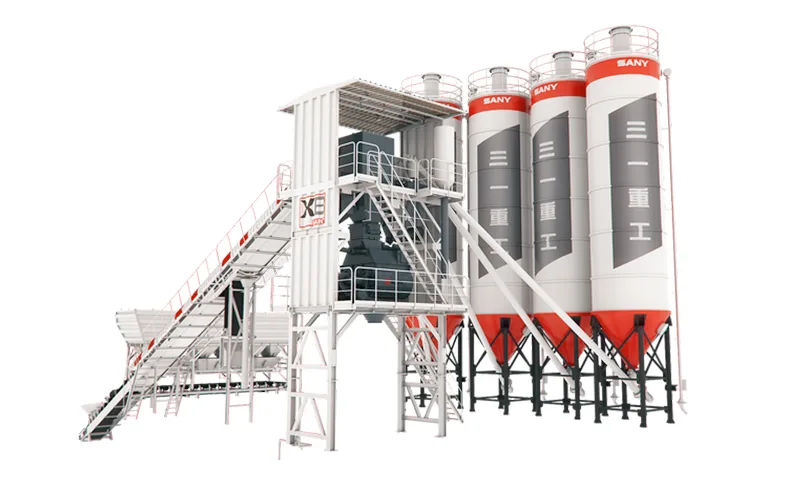 SANY HZS90X8 Batching Plant sənaye texnikası