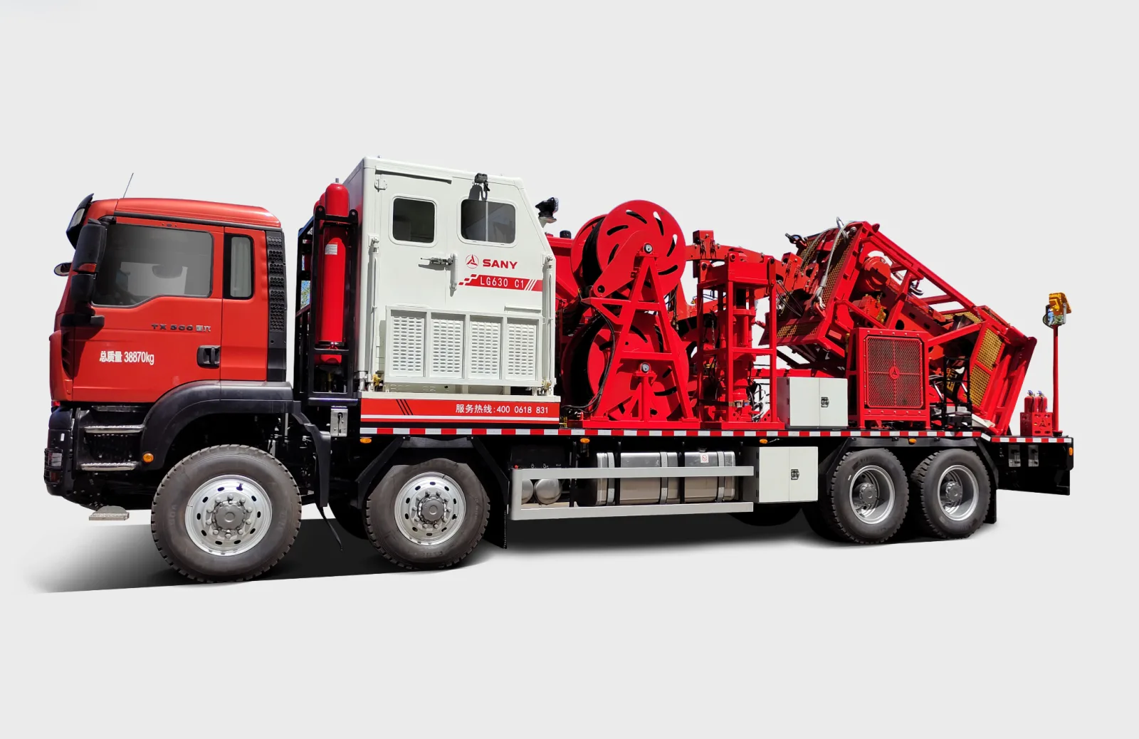 SANY LGC630 / LGT630 / LGQ630 Coiled Tubing Equipment sənaye texnikası