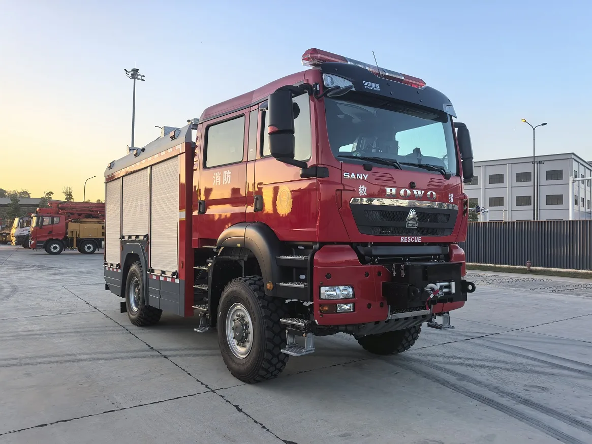SANY PM35 Foam Fire Truck sənaye texnikası