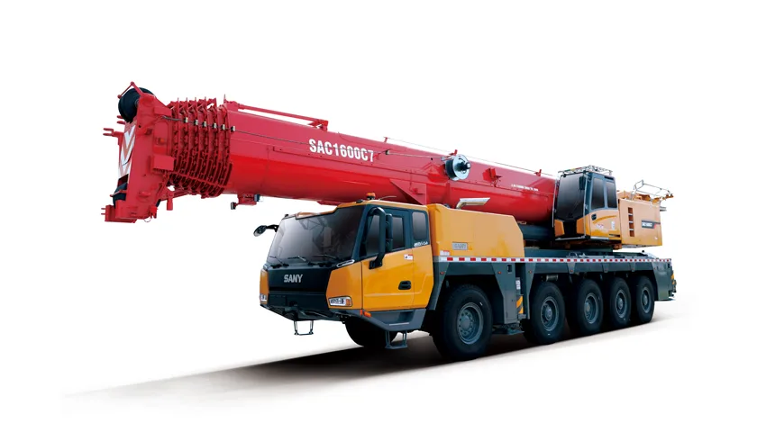 SANY SAC1600C7 All-terrain Crane sənaye texnikası