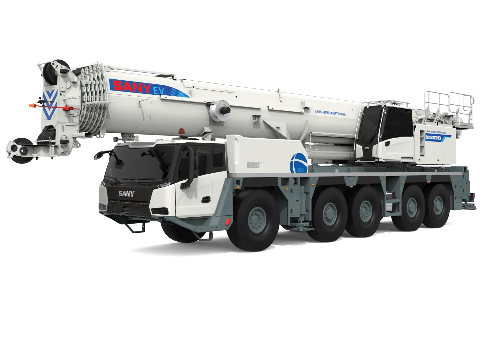 SANY SAC2500E7PHEV All-terrain Crane sənaye texnikası