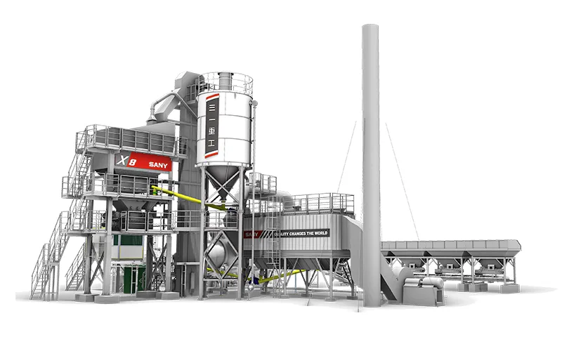 SANY SLB1500X8 Asphalt Batching Plant sənaye texnikası