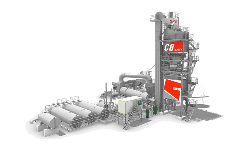 SANY SLB2000C8 Asphalt Batching Plant sənaye texnikası