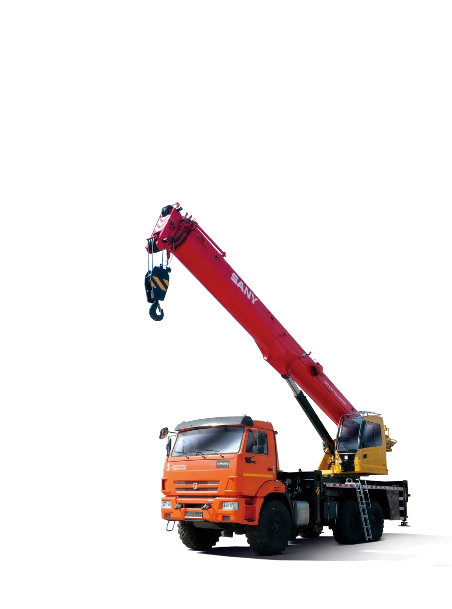 SANY SPC250T4 Truck-mounted Crane sənaye texnikası