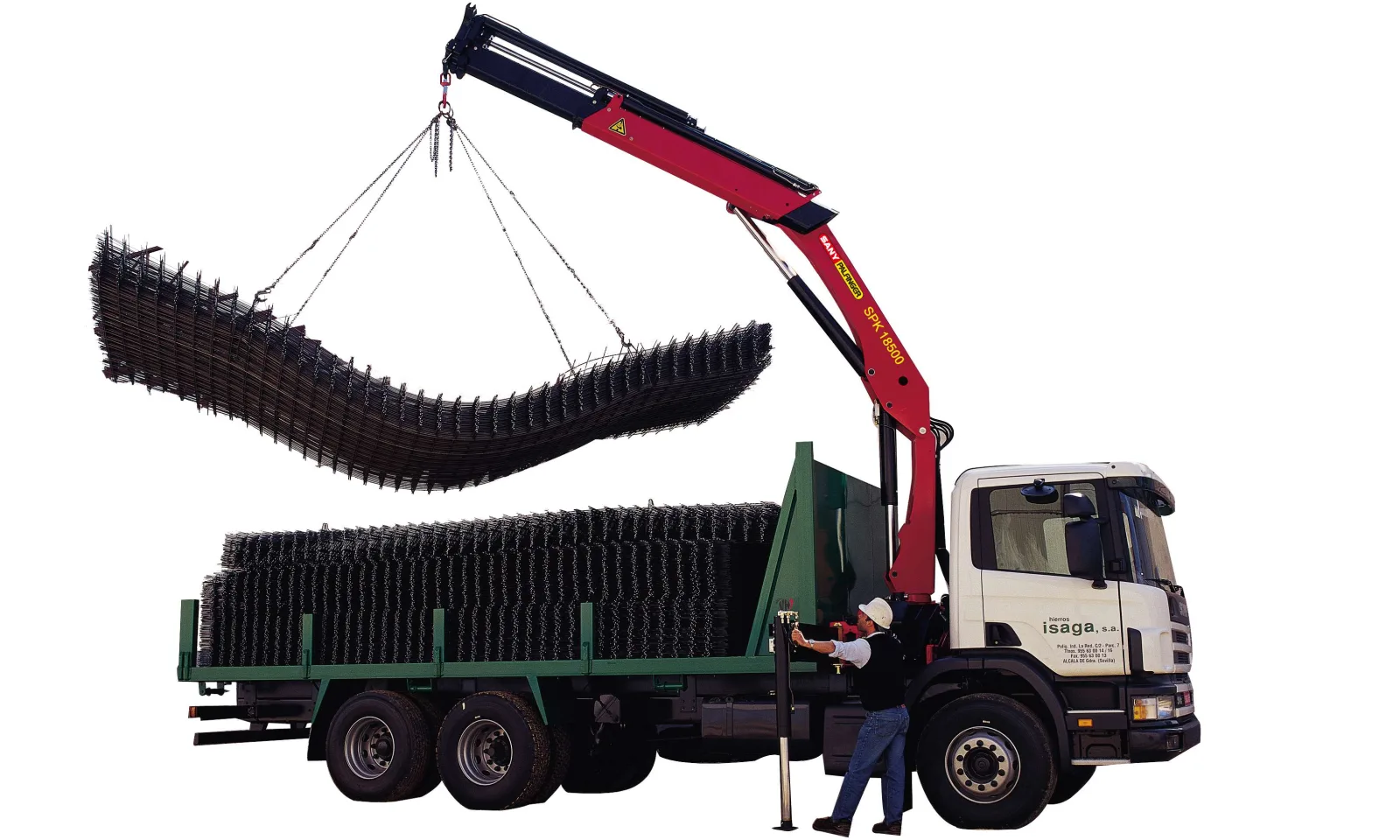 SANY SPK18500 Loader Crane sənaye texnikası