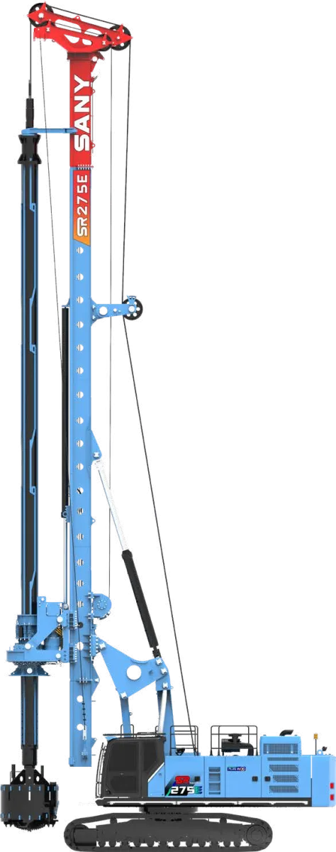 SANY SR275-E Rotary Drilling Rig sənaye texnikası