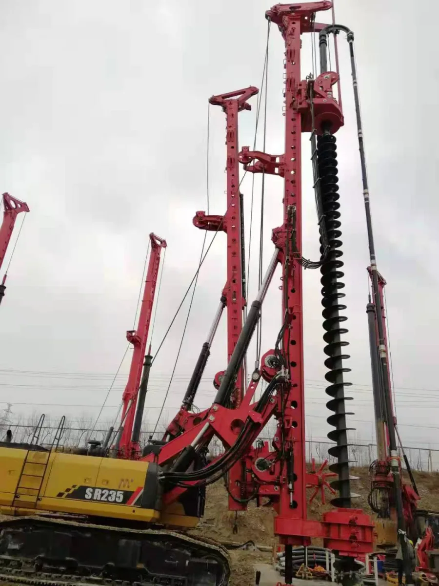 SANY SR285M-V Rotary Drilling Rig sənaye texnikası