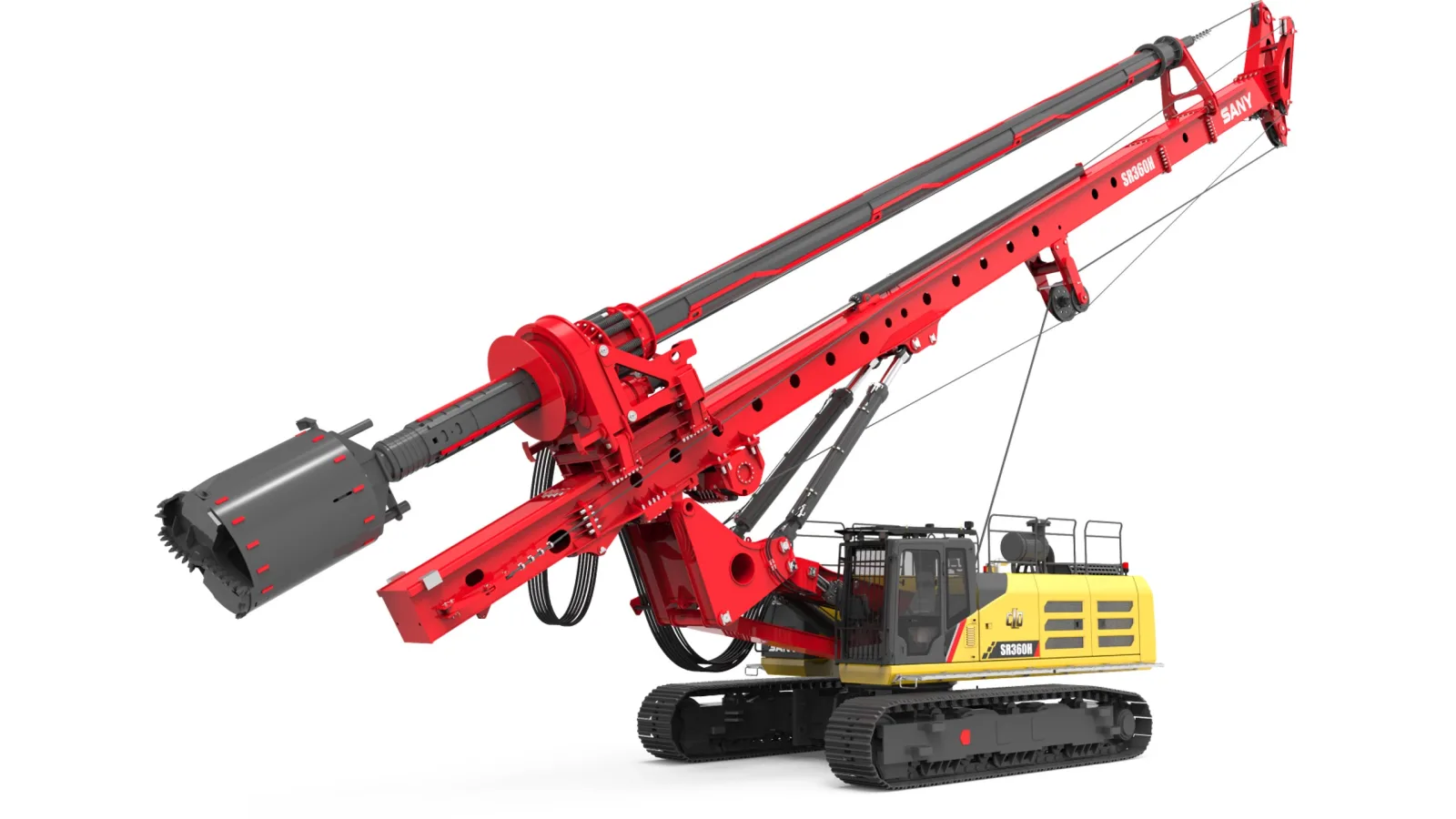 SANY SR360R-H10 Rotary Drilling Rig sənaye texnikası