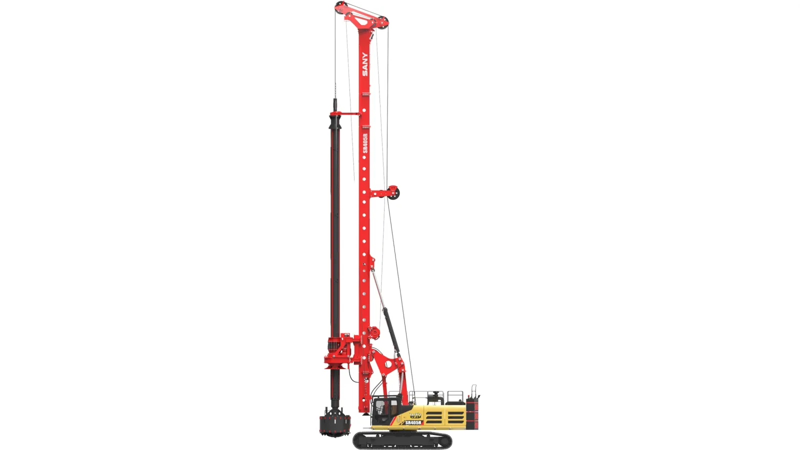 SANY SR405R-W10 Rotary Drilling Rig sənaye texnikası