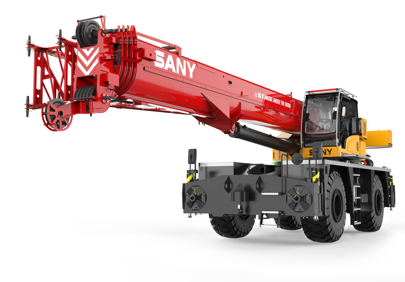 SANY SRC600T Rough-terrain Crane sənaye texnikası