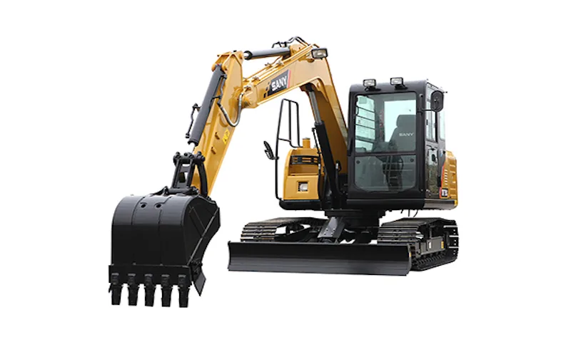SANY SY75C Small Excavator sənaye texnikası